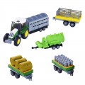 John World Tracteur vert et accessoires ferme