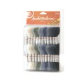 LGRI Recharge de fils Fashion Loom : Nuance du blanc au gris