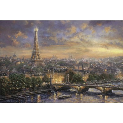 puzzle 1000 piã¨ces : paris : la ville de l'amour