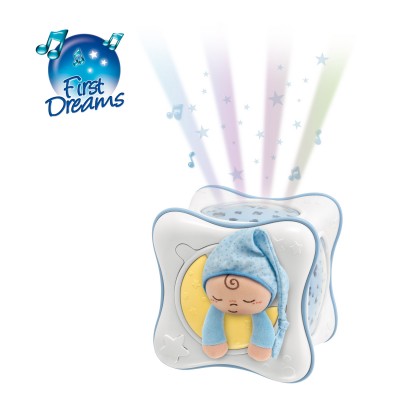 Chicco Veilleuse Cube Arc-en-Ciel First Dream Bleu
