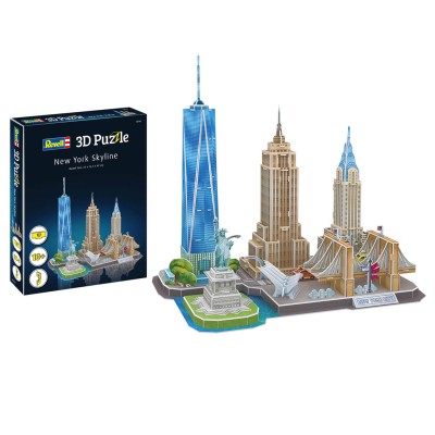 Puzzle 3D 123 pièces : New-York Skyline Puzzle 3D 123 pièces : New-York Skyline