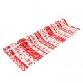 Beaumont Papier cadeau largeur 50 cm : Rouge et blanc