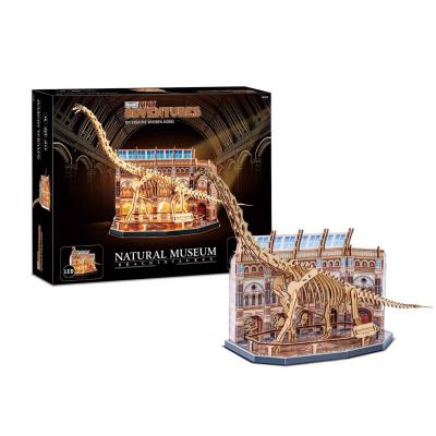 Puzzle en bois 3D : Musée Naturel - Squelette de Brachiosaure Puzzle en bois 3D : Musée Naturel - Squelette de Brachiosaure
