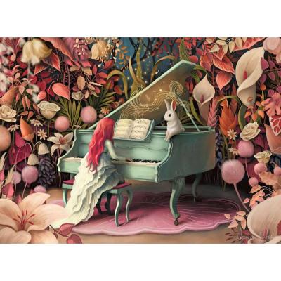 Puzzle 500 piÃ¨ces - Le rÃ©cital du lapin : Demelsa Haughton