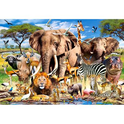 puzzle 1500 piã¨ces : animaux de la savane