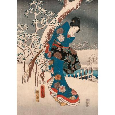 Puzzle 1000 pièces : CONTE DE GENJI - Hiroshige Puzzle 1000 pièces : CONTE DE GENJI - Hiroshige
