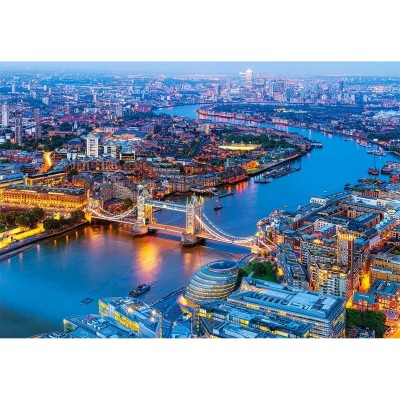 Puzzle 1000 piÃ¨ces : Vue aÃ©rienne de Londres