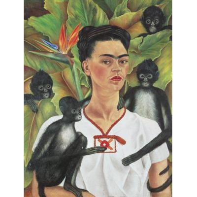 puzzle 1000 piã¨ces :  autoportrait, frida kahlo