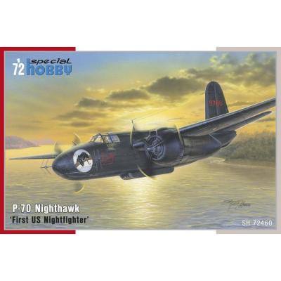 Maquette avion : Premier chasseur de nuit américain P-70 Nighthawk - 1/72 Maquette avion : Premier chasseur de nuit américain P-70 Nighthawk - 1/72