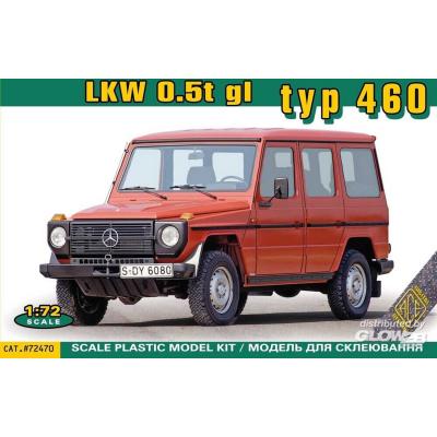 Maquette voiture : LKW 0,5t GL Typ 460 - 4WD - 1/72 Maquette voiture : LKW 0,5t GL Typ 460 - 4WD - 1/72
