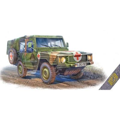 Maquette Véhicule militaire : 0,5t Iltis SAN w/medical mission kit in 1:35 Maquette Véhicule militaire : 0,5t Iltis SAN w/medical mission kit in 1:35