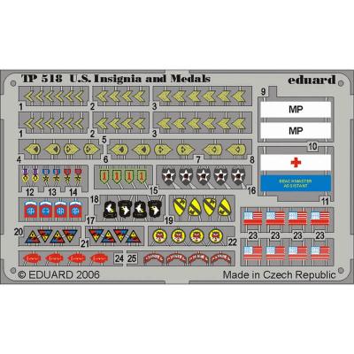 Eduard Us Insignia And Medals Wwii - 1:35E - Accessories
