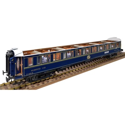 Maquette ferroviaire en bois : Voiture-Lits de l'orient Express Maquette ferroviaire en bois : Voiture-Lits de l'orient Express