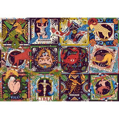 Puzzle 1000 piÃ¨ces : Technologie Unlimited Fit : Signes du Zodiaque