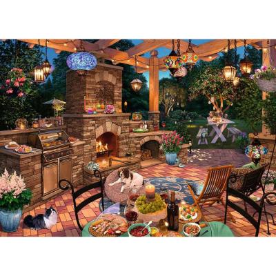 Puzzle 1000 piÃ¨ces : Cuisine d'extÃ©rieur