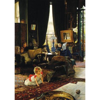 Puzzle 1000 pièces : Cache-cache, James Tissot Puzzle 1000 pièces : Cache-cache, James Tissot