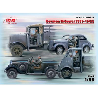 Icm German Drivers(1939-1945)(4 Figures) - 1:35E