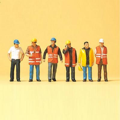 ModÃ©lisme HO Figurines : Ouvriers Gilet Signalisation