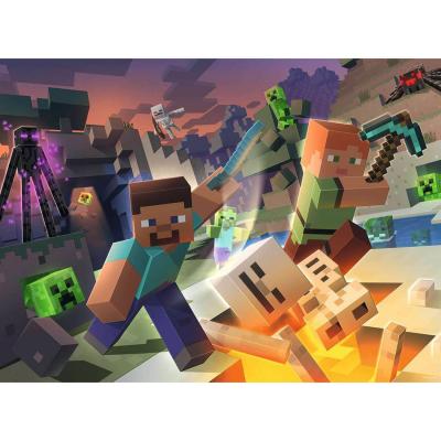 Puzzle 100 piÃ¨ces XXL : Monstres de Minecraft