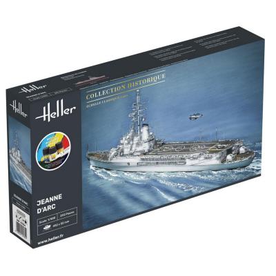 Heller Maquette Bateau Porte-Hã©Licoptã¨Res : Starter Kit : Jeanne D'arc