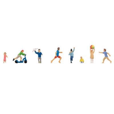 Modélisme HO : Figurines : Enfants jouant Modélisme HO : Figurines : Enfants jouant