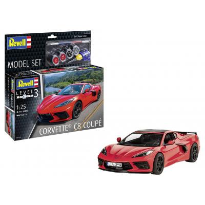 Revell Maquette Corvette C8 Coupã© Model Set