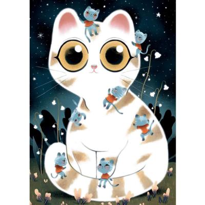 Puzzle 50 pièces : Chats câlins Puzzle 50 pièces : Chats câlins