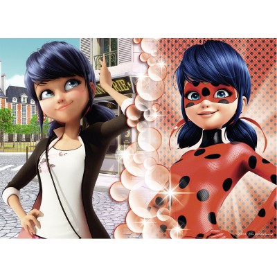Puzzle 45 piÃ¨ces : Marinette vs Lady Bug, Miraculous