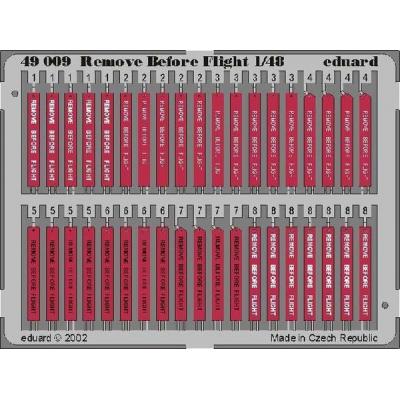 Eduard Remove Before Flight - 1:48E - Accessories