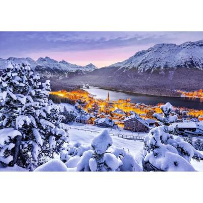 Puzzle 1000 piÃ¨ces : Saint-Moritz, Suisse