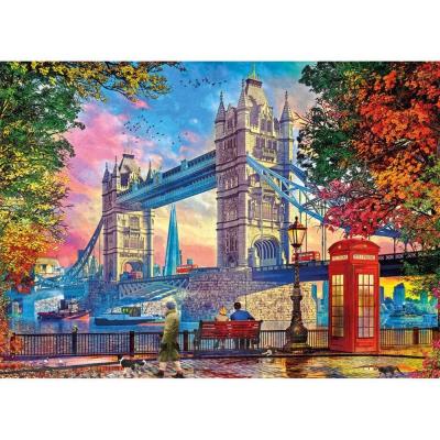 Puzzle 1000 piÃ¨ces : Ciel dÃ©gagÃ© sur le Tower Bridge