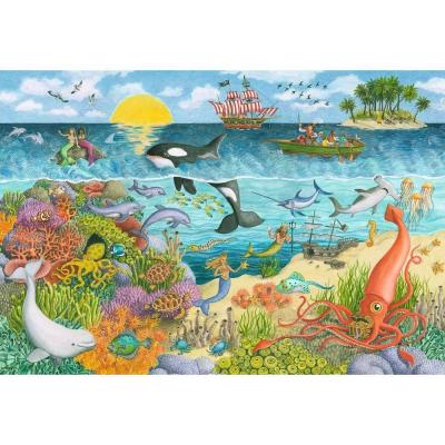 Puzzles 2x24 piÃ¨ces : Pirates et sirÃ¨nes