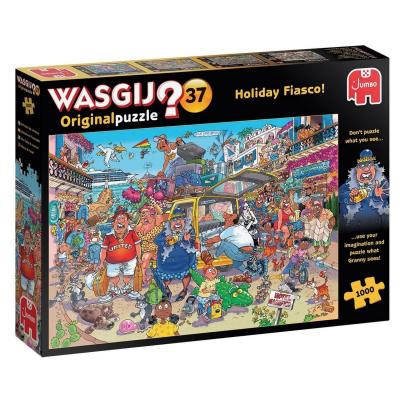 puzzle 1000 piã¨ces : wasgij original 37 fiasco des vacances