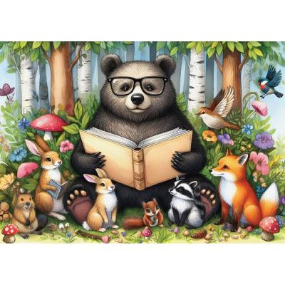 Puzzle 1000 piÃ¨ces : LE CERCLE DU CONTE DE L'OURS