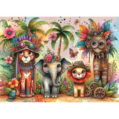 Puzzle 1000 piÃ¨ces : STYLE TROPICAL