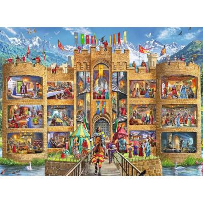 Puzzle 150 piÃ¨ces XXL : Bienvenue au chÃ¢teau des chevaliers