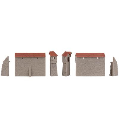 Faller Modã©Lisme N : Coffret Murs De La Vieille Ville