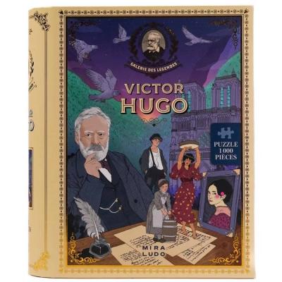 Puzzle 1000 pièces + poster : Victor Hugo - La Galerie des Légendes Puzzle 1000 pièces + poster : Victor Hugo - La Galerie des Légendes