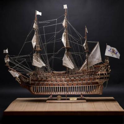 Maquette Voilier en bois : Navire Soleil Royal - Edition LimitÃ©e et NumÃ©rotÃ©e - 1/70