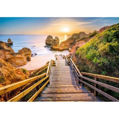 Puzzle 1000 piÃ¨ces : Escalier vers la plage de Camilo, Algarve
