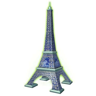 Puzzle 3D 216 piÃ¨ces - Edition 50 ans : Tour Eiffel Phosphorescente