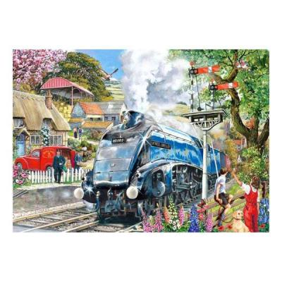 Puzzle 500 piÃ¨ces XXL : Le Train des Chevaliers