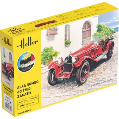 Heller Maquette Starter Kit : Maquette Voiture : Alfa Romeo 6C 1750 Zagato - 1/24