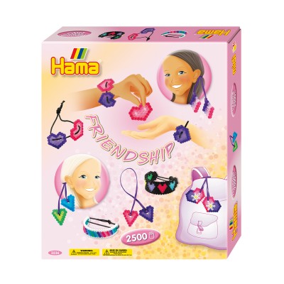 Hama Kit de perles Hama midi : Bijoux et accessoires