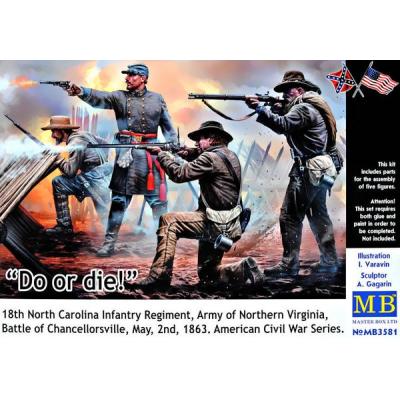Do or die!18th Infantry Regiment of North Carolina.U.S. Civil War Series- 1:35e - Master Box Ltd. Do or die!18th Infantry Regiment of North Carolina.U.S. Civil War Series- 1:35e - Master Box Ltd.