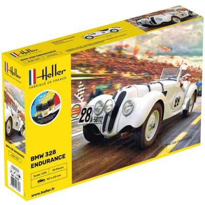 Heller Maquette Voiture : Starter Kit : Bmw 328 Endurance