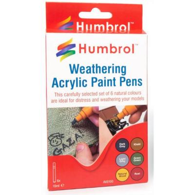 Pack de stylos de peinture acrylique effet vieillissement (6 x 10 ml) Pack de stylos de peinture acrylique effet vieillissement (6 x 10 ml)