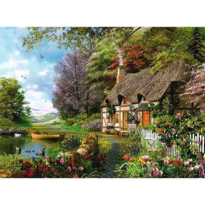 Puzzle 1500 piÃ¨ces : Cottage de campagne