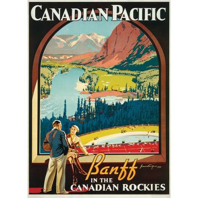 Puzzle 1000 pièces : Banff dans la boîte. Puzzle 1000 pièces : Banff dans la boîte.