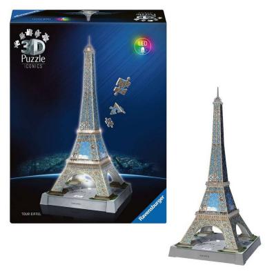 Puzzle 3D Iconics : Tour Eiffel illuminÃ©e